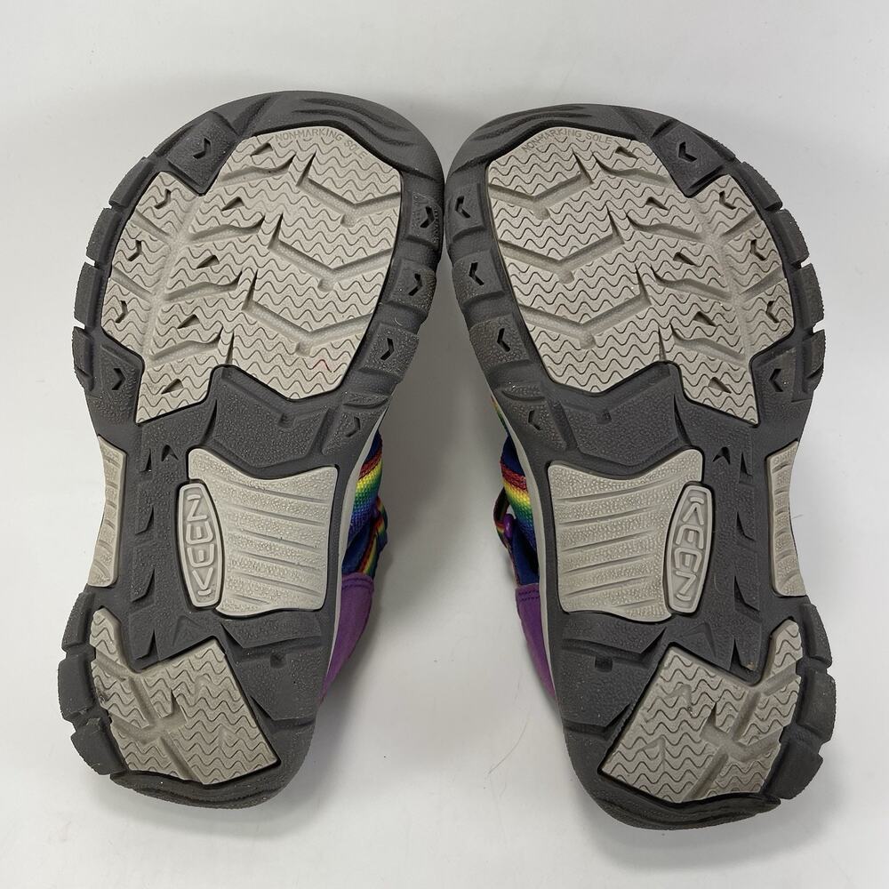 KEEN Newport H2 Kids Sandals Size 1 US Purple Rainbow Tie Dye Water Shoes - Picture 7 of 9